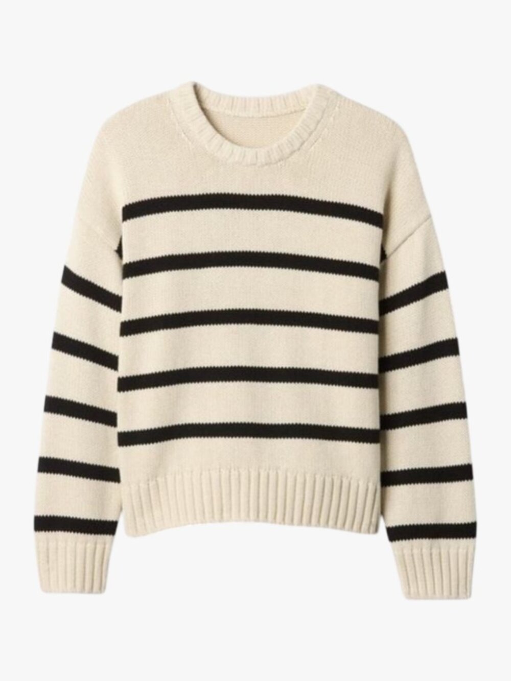 (LIKE NEW) GAP | 100% COTTON "RELAXED SWEATER" STRIPE